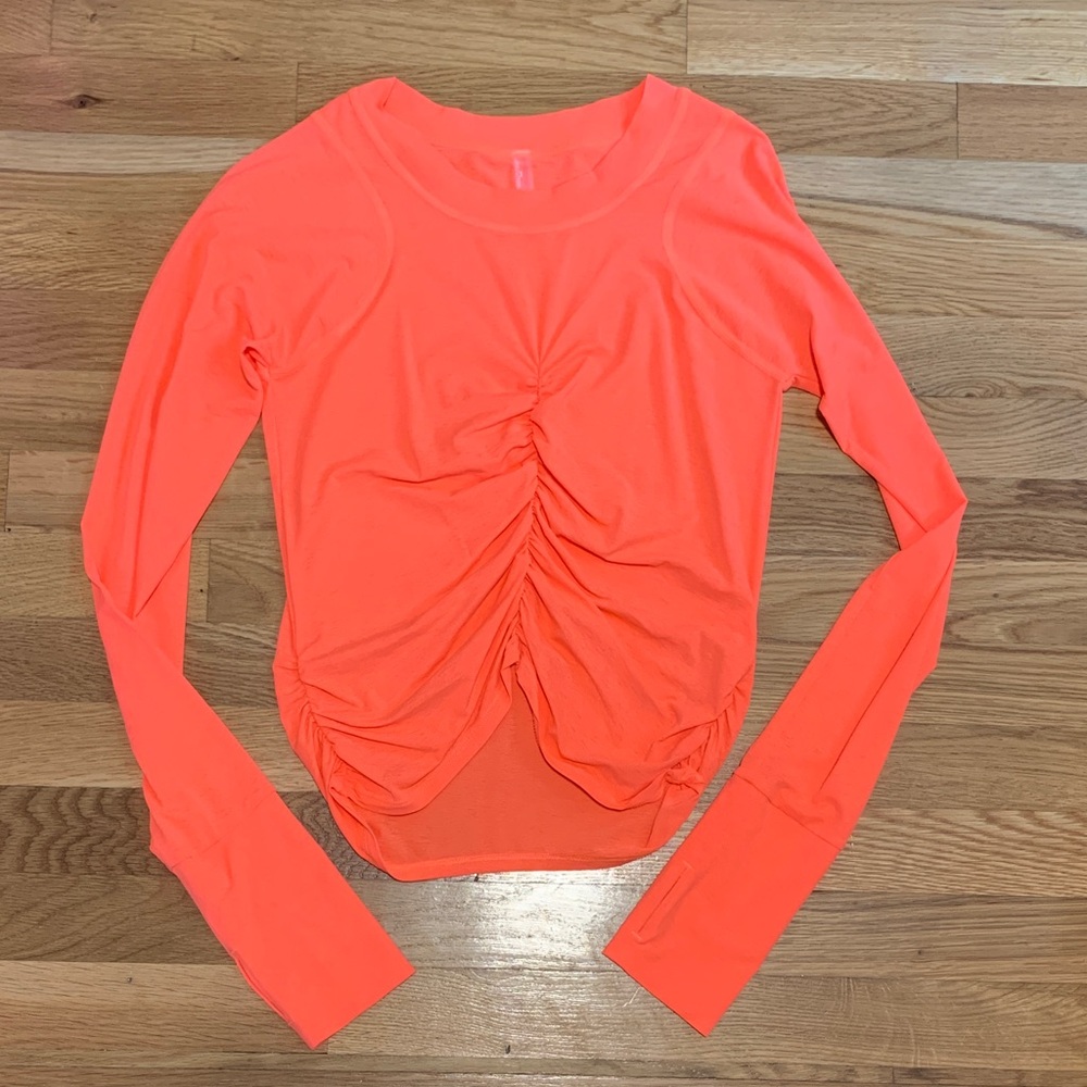 NWOT Free People “Tempo” ruched top